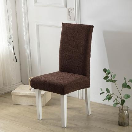 飞翔家纺 2023新款防泼水大树叶椅套 咖啡色