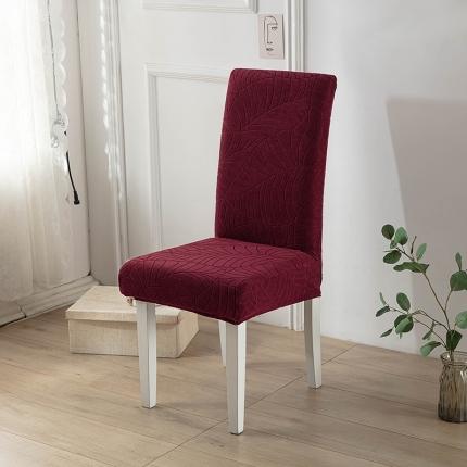 飞翔家纺 2023新款防泼水大树叶椅套 红色