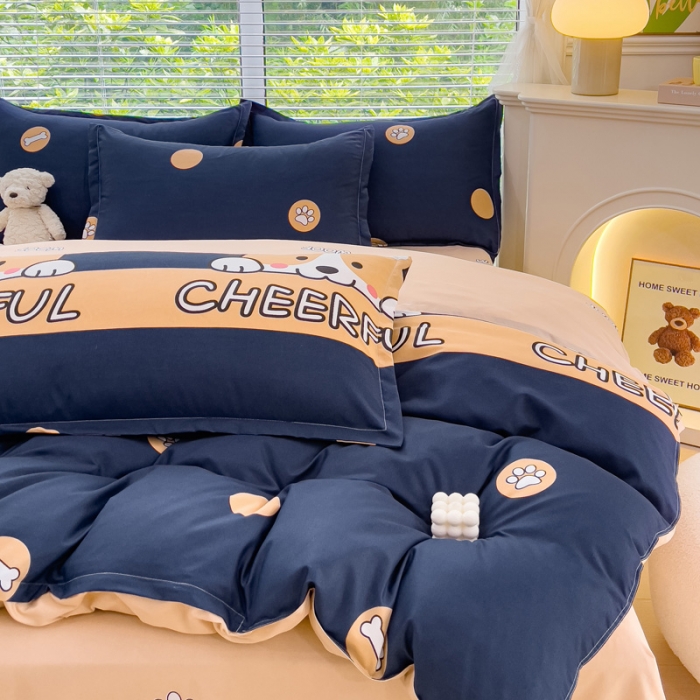 91家纺网 家纺一手货源 找家纺 布可家纺 2025新款水洗磨毛印花四件套（提供买家秀） 等待