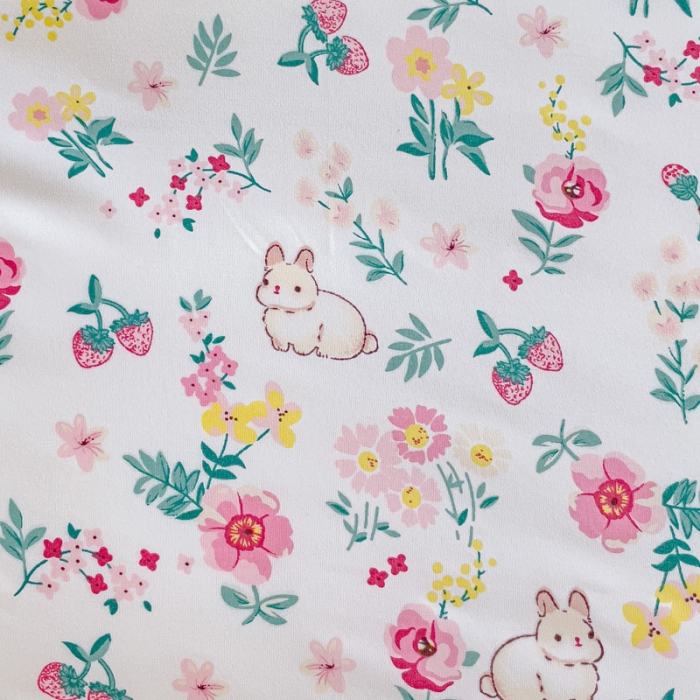 91家纺网 家纺一手货源 找家纺 布可家纺 2025新款水洗磨毛印花四件套（提供买家秀） 小粉兔兔