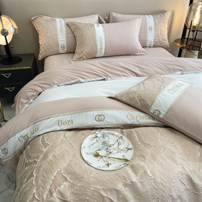 91家纺网 家纺一手货源 找家纺 （总）布可家纺 2025新款轻奢精致浮雕刺绣提花四件套