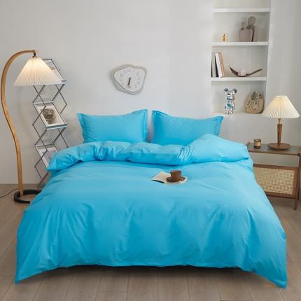 91家纺网 家纺一手货源 找家纺 （总）钰伶 2025年全棉纯色13372斜纹喷气纯棉四件套