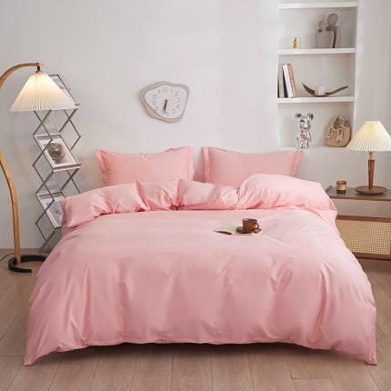 91家纺网 家纺一手货源 找家纺 （总）钰伶 2025年全棉纯色13372斜纹喷气纯棉四件套