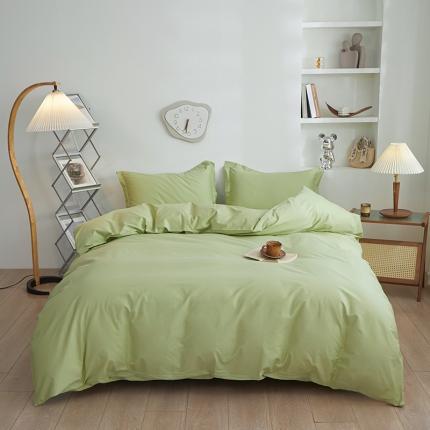 91家纺网 家纺一手货源 找家纺 （总）钰伶 2025年全棉纯色13372斜纹喷气纯棉四件套