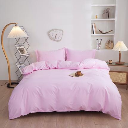 91家纺网 家纺一手货源 找家纺 （总）钰伶 2025年全棉纯色13372斜纹喷气纯棉四件套