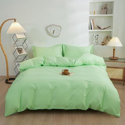 91家纺网 家纺一手货源 找家纺 （总）钰伶 2025年全棉纯色13372斜纹喷气纯棉四件套