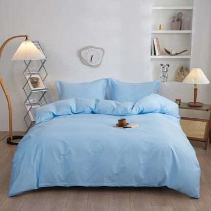 91家纺网 家纺一手货源 找家纺 （总）钰伶 2025年全棉纯色13372斜纹喷气纯棉四件套