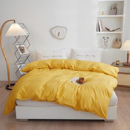 91家纺网 家纺一手货源 找家纺 总钰伶 2025新款纯色被套13372斜纹喷气纯棉单品被套