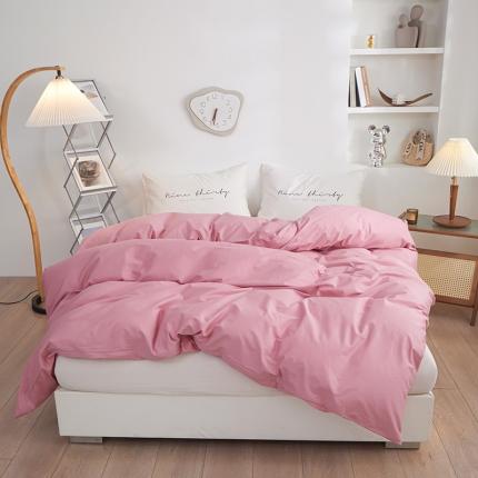 91家纺网 家纺一手货源 找家纺 总钰伶 2025新款纯色被套13372斜纹喷气纯棉单品被套