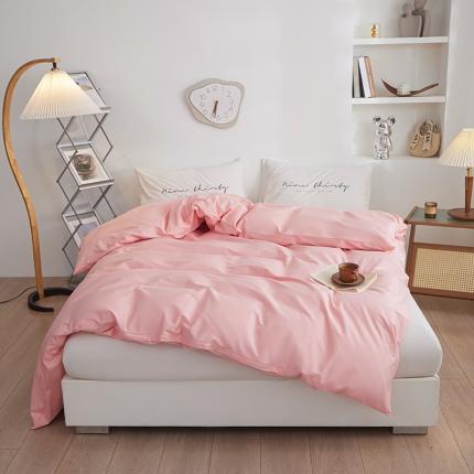 91家纺网 家纺一手货源 找家纺 总钰伶 2025新款纯色被套13372斜纹喷气纯棉单品被套