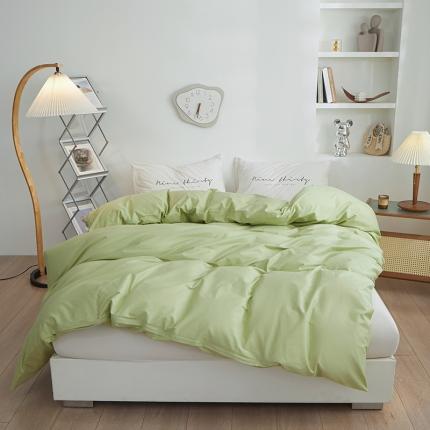 91家纺网 家纺一手货源 找家纺 总钰伶 2025新款纯色被套13372斜纹喷气纯棉单品被套