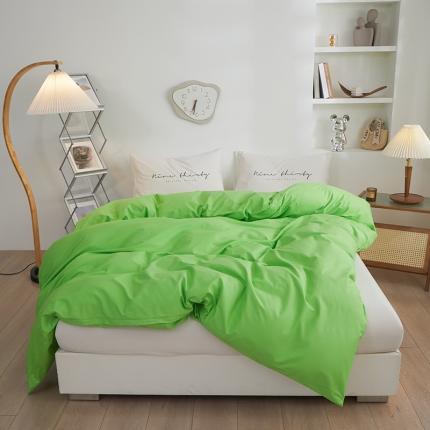 91家纺网 家纺一手货源 找家纺 总钰伶 2025新款纯色被套13372斜纹喷气纯棉单品被套