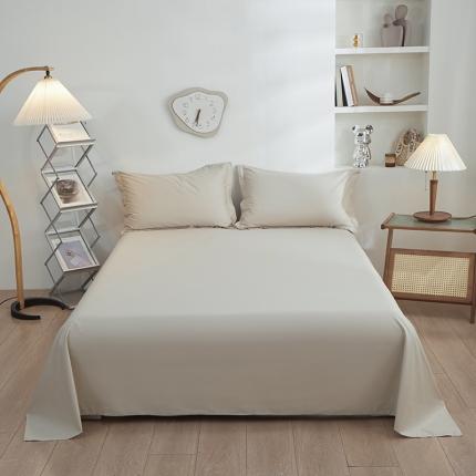 91家纺网 家纺一手货源 找家纺 （总）钰伶 2025年纯色床单全棉13372斜纹喷气纯棉单品床单