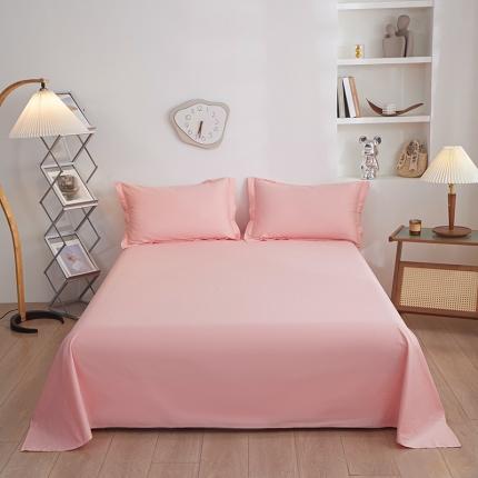 91家纺网 家纺一手货源 找家纺 （总）钰伶 2025年纯色床单全棉13372斜纹喷气纯棉单品床单