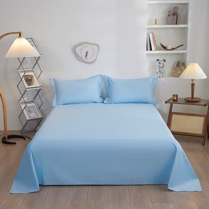 91家纺网 家纺一手货源 找家纺 （总）钰伶 2025年纯色床单全棉13372斜纹喷气纯棉单品床单