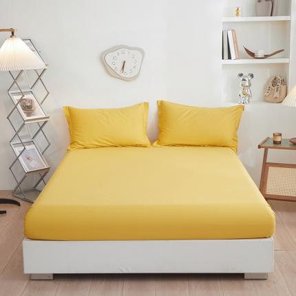 91家纺网 家纺一手货源 找家纺 （总）钰伶 2025新款纯色13372斜纹喷气纯棉单品床笠