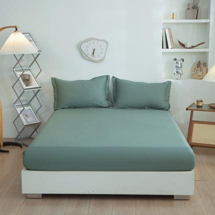 91家纺网 家纺一手货源 找家纺 （总）钰伶 2025新款纯色13372斜纹喷气纯棉单品床笠