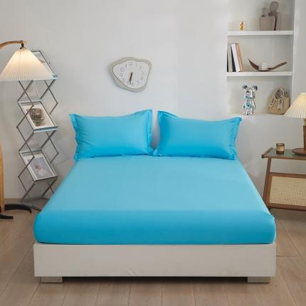 91家纺网 家纺一手货源 找家纺 （总）钰伶 2025新款纯色13372斜纹喷气纯棉单品床笠