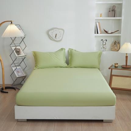 91家纺网 家纺一手货源 找家纺 （总）钰伶 2025新款纯色13372斜纹喷气纯棉单品床笠