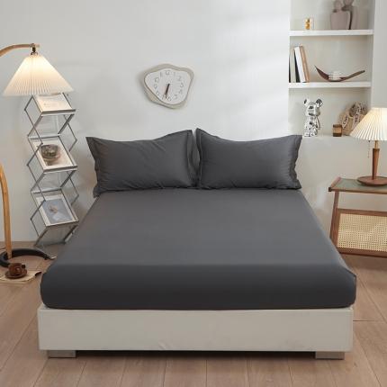 91家纺网 家纺一手货源 找家纺 （总）钰伶 2025新款纯色13372斜纹喷气纯棉单品床笠