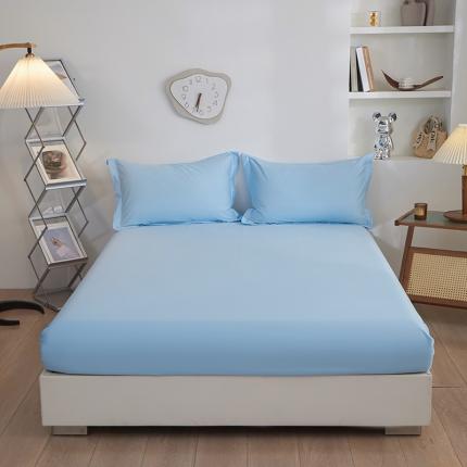 91家纺网 家纺一手货源 找家纺 （总）钰伶 2025新款纯色13372斜纹喷气纯棉单品床笠