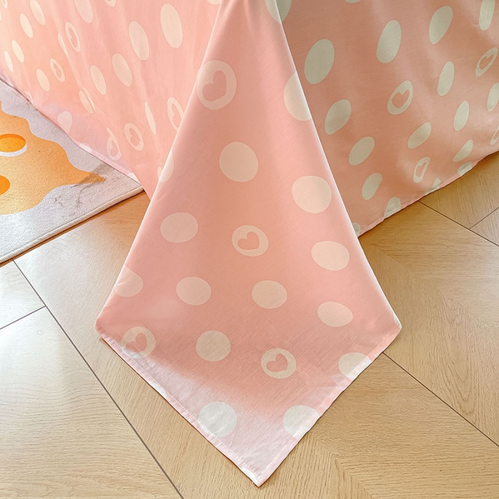 91家纺网 家纺一手货源 找家纺 金爱家 2023新款三丽鸥正版授权纯棉印花系列四件套 甜甜美乐蒂