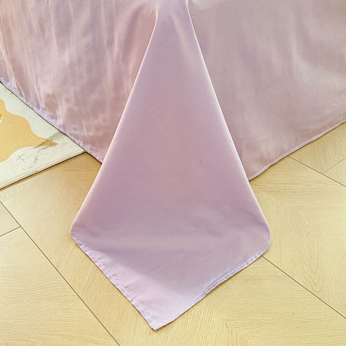 91家纺网 家纺一手货源 找家纺 金爱家 2023新款三丽鸥正版授权纯棉印花系列四件套 甜筒库洛米