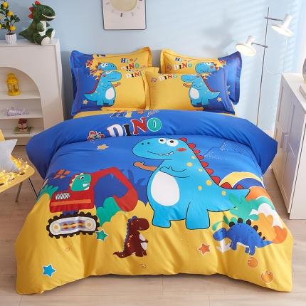 91家纺网 家纺一手货源 找家纺 （总）格里芬家纺 2023新款全棉大版磨毛纯棉生态磨毛四件套