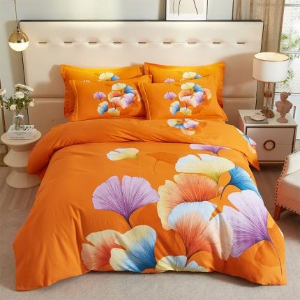 91家纺网 家纺一手货源 找家纺 （总）格里芬家纺 2023新款全棉大版磨毛纯棉生态磨毛四件套