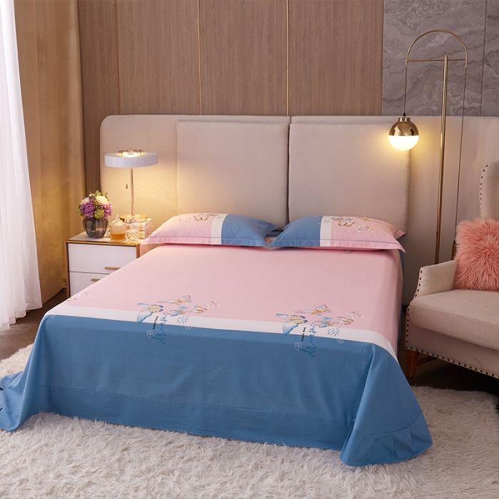 91家纺网 家纺一手货源 找家纺 格里芬家纺 2023新款全棉大版磨毛纯棉生态磨毛四件套 巴特弗