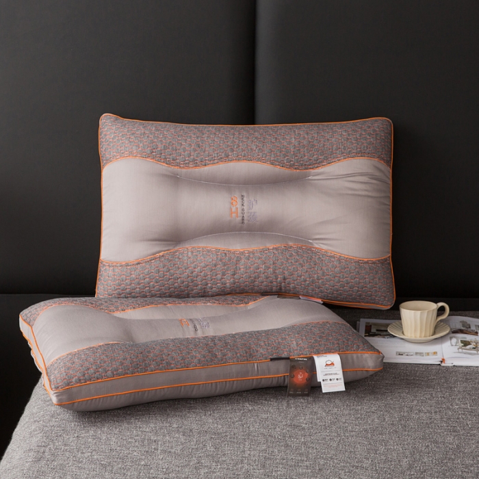 91家纺网 家纺一手货源 找家纺 （总）拾光枕芯 2023新款8H恒温分区护颈枕枕头枕芯-护颈枕曲线