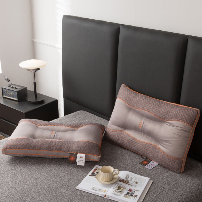 91家纺网 家纺一手货源 找家纺 （总）拾光枕芯 2023新款8H恒温分区护颈枕枕头枕芯-护颈枕曲线