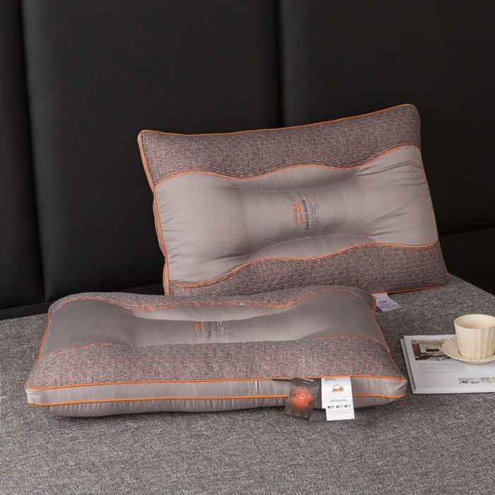 91家纺网 家纺一手货源 找家纺 （总）拾光枕芯 2023新款8H恒温分区护颈枕枕头枕芯-护颈枕曲线