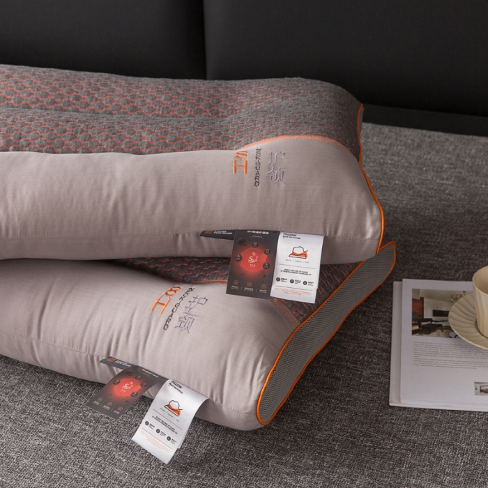 91家纺网 家纺一手货源 找家纺 （总）拾光枕芯 2023新款8H恒温分区护颈枕枕头枕芯-护颈枕直线