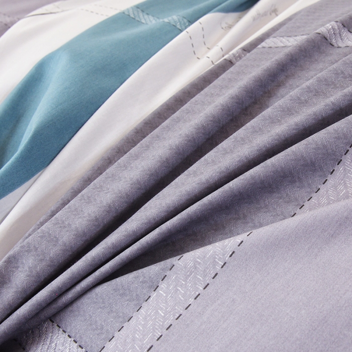 91家纺网 家纺一手货源 找家纺 凌云 2025新款全棉学生宿舍三件套六件套 波尔兰卡