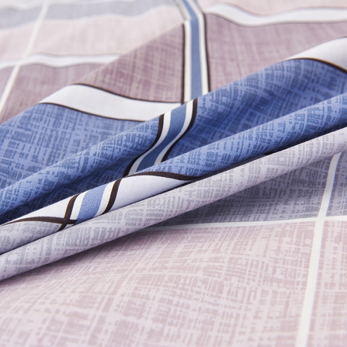 91家纺网 家纺一手货源 找家纺 凌云 2025新款全棉学生宿舍三件套六件套 博雅