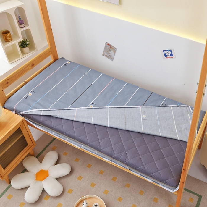 91家纺网 家纺一手货源 找家纺 凌云 2025新款全棉学生宿舍三件套六件套 雏菊暗恋