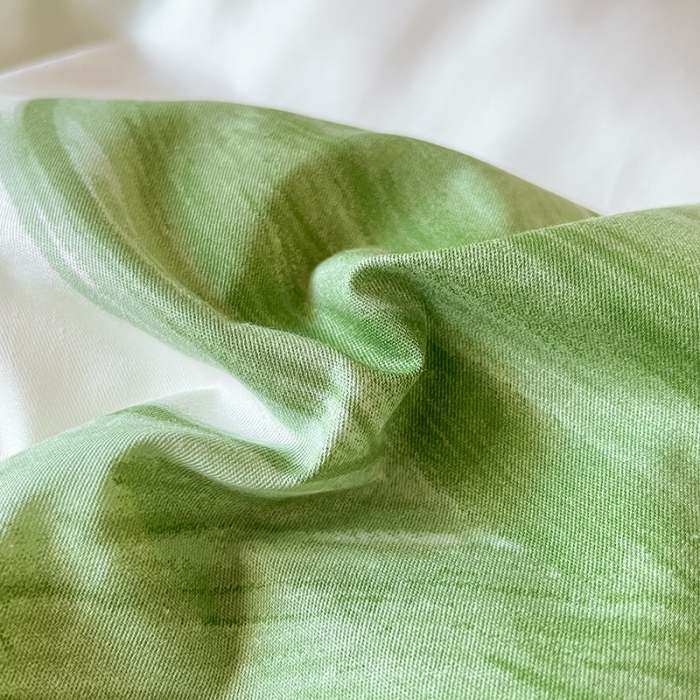 91家纺网 家纺一手货源 找家纺 金鑫汇 2023新款全棉宿舍印花三件套 抹茶奶绿