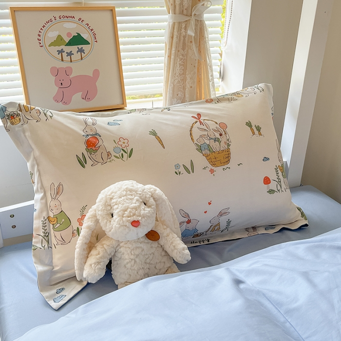 91家纺网 家纺一手货源 找家纺 金鑫汇 2023新款全棉宿舍印花三件套 收获满满