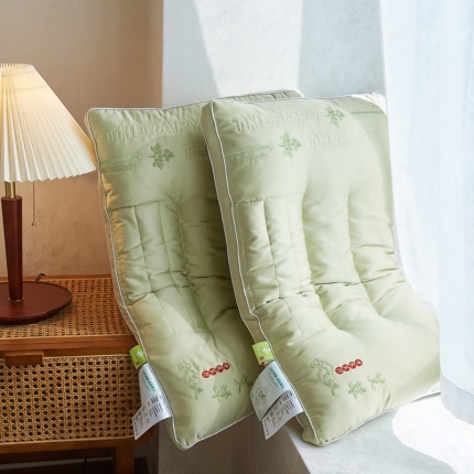 91家纺网 家纺一手货源 找家纺 (总)拾光枕芯 2023新款艾草亲肤清香颈椎舒睡枕头枕芯