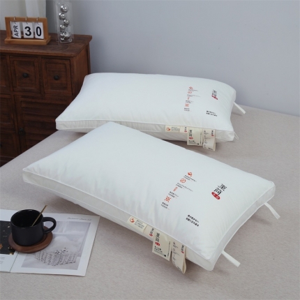 91家纺网 家纺一手货源 找家纺 （总）拾光枕芯 2023新款喷气全棉A类防羽布至简柔软舒适枕芯