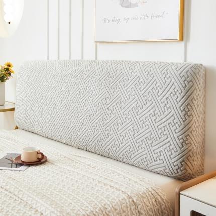 91家纺网 家纺一手货源 找家纺 （总）逐日沙发套 2023新款提花床头罩-清雅系列