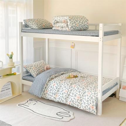 91家纺网 家纺一手货源 找家纺 （总）名兮家居 2023纯棉全棉三件套学生三件套六件套学生宿舍大礼包