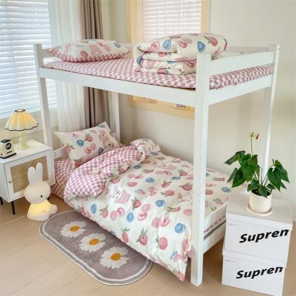 91家纺网 家纺一手货源 找家纺 （总）名兮家居 2023纯棉全棉三件套学生三件套六件套学生宿舍大礼包