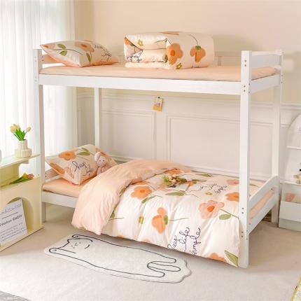 91家纺网 家纺一手货源 找家纺 （总）名兮家居 2023纯棉全棉三件套学生三件套六件套学生宿舍大礼包