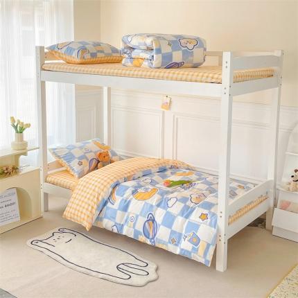 91家纺网 家纺一手货源 找家纺 （总）名兮家居 2023纯棉全棉三件套学生三件套六件套学生宿舍大礼包