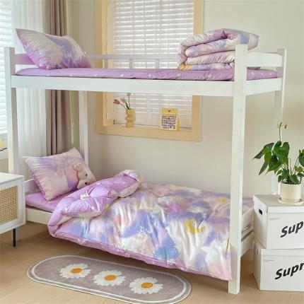 91家纺网 家纺一手货源 找家纺 （总）名兮家居 2023纯棉全棉三件套学生三件套六件套学生宿舍大礼包