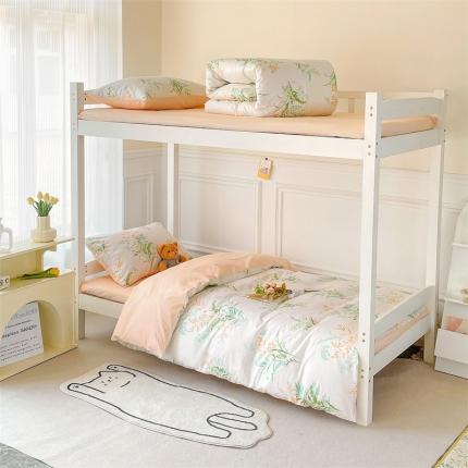 名兮家居 2023新款全棉印花学生三件套 爱莲娜