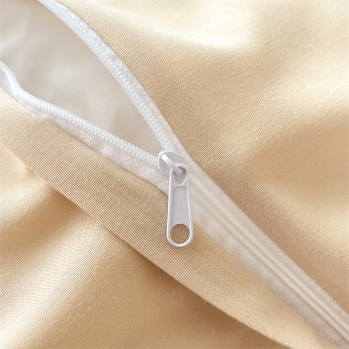 91家纺网 家纺一手货源 找家纺 盛秋家纺 2025新款思雅系列水洗磨毛双拼刺绣四件套 思雅-高级灰+奶茶