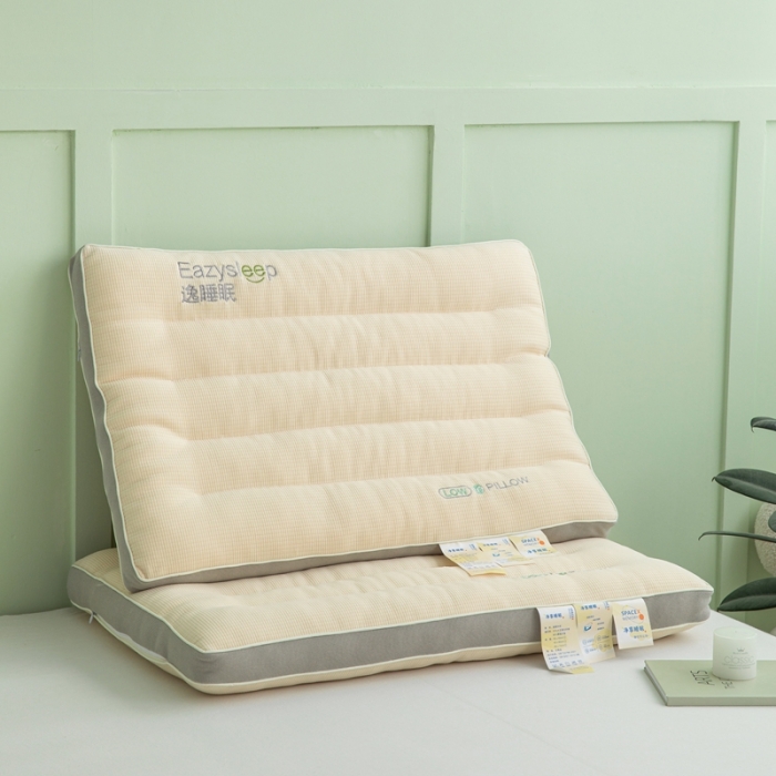 91家纺网 家纺一手货源 找家纺 爱尚家枕芯 2023新款超柔针织逸眠低枕